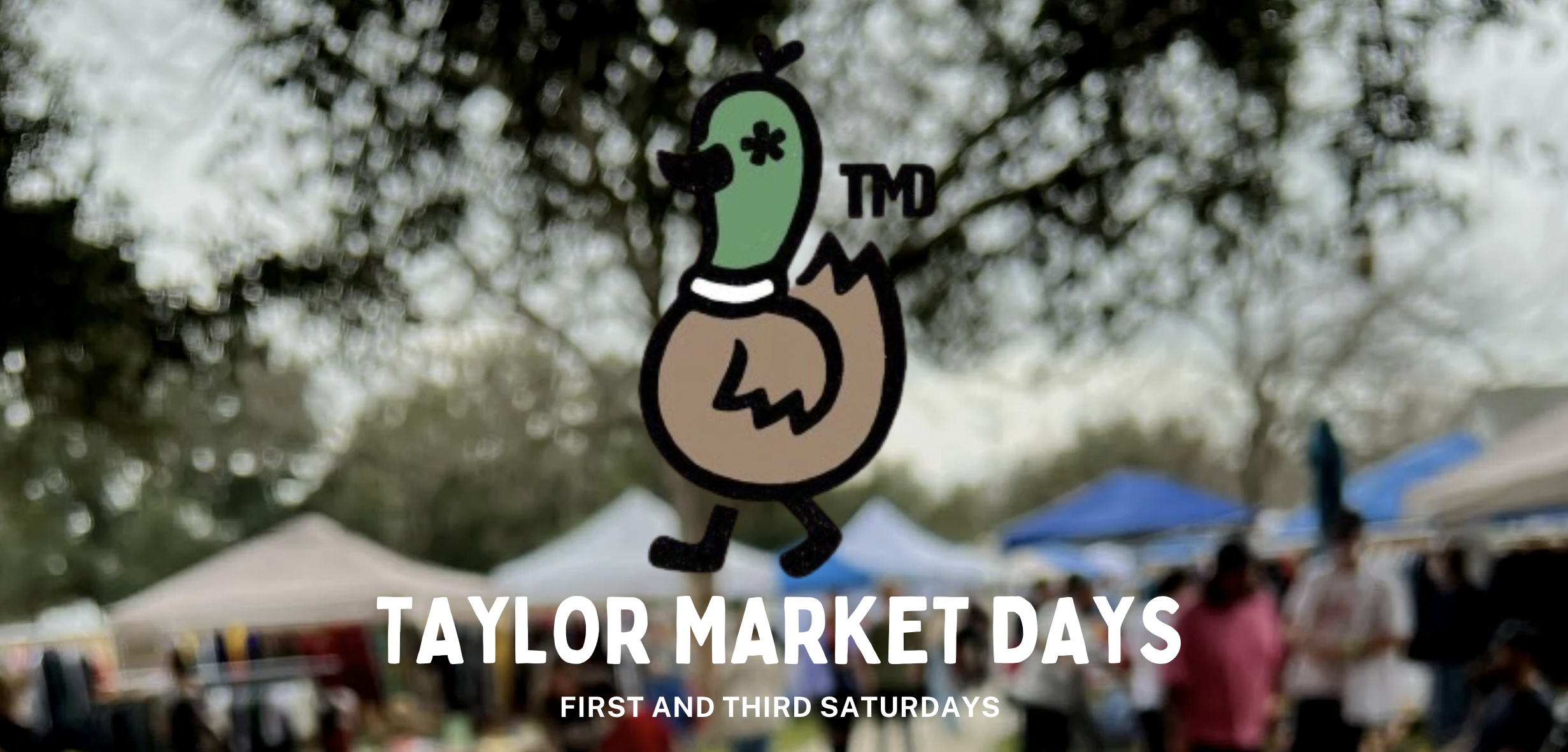 Taylor market days promotional flyer